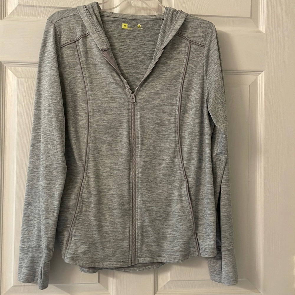 Xersion Soft Grey Lightweight Hoodie